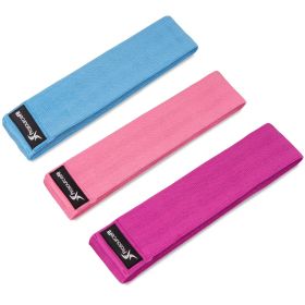 Fabric Loop Resistance Band Set (Option: Blue/Pink/Purple)