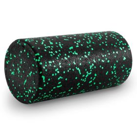 High Density Speckled Foam Roller 12x6-in (Option: Black/Green)