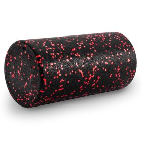 High Density Speckled Foam Roller 12x6-in (Option: Black/Red)