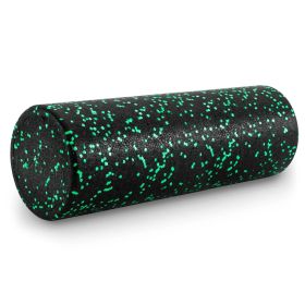 High Density Speckled Foam Roller 18x6-in (Option: Black/Green)