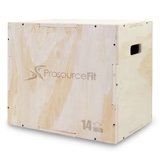3-in-1 Wood Plyometric Jump Box (Option: PWB - L)